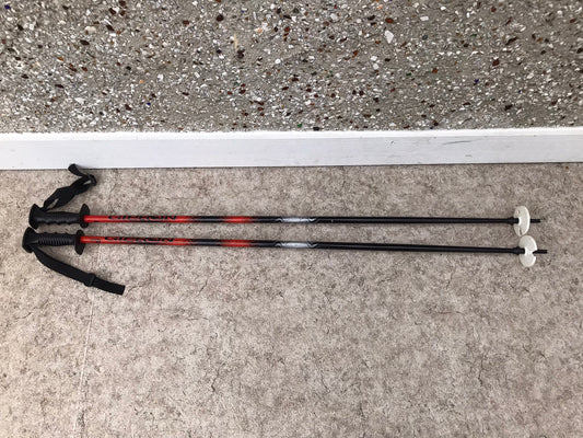 Ski Poles Adult Size 48 inch 120cm Gipron Black Grey Orange Excellent