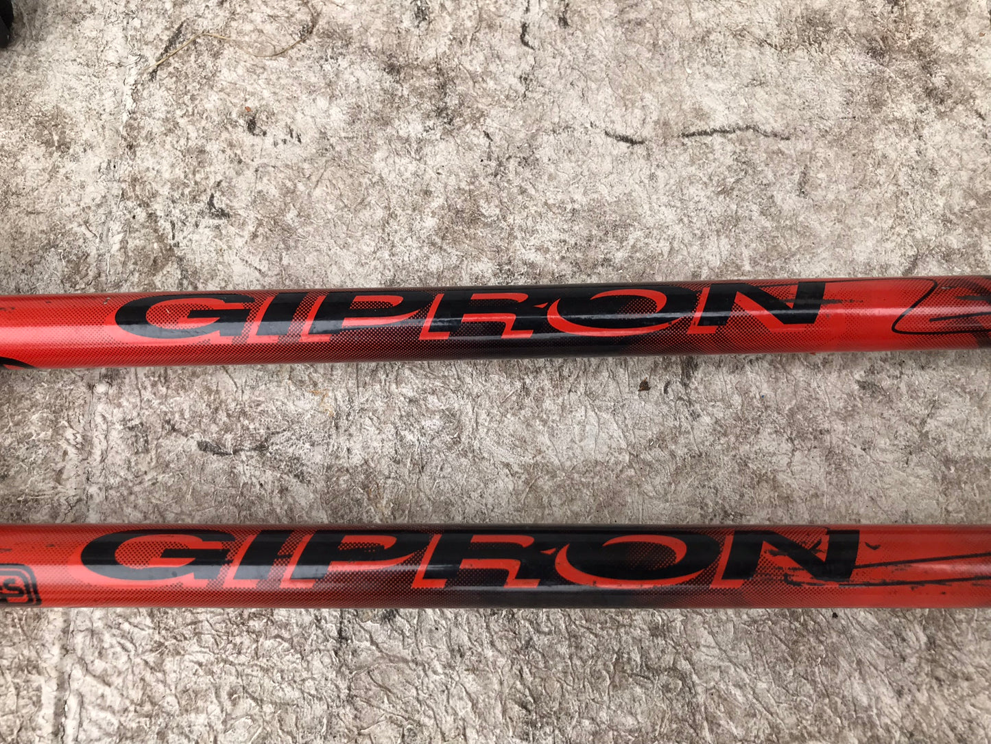 Ski Poles Adult Size 48 inch 120cm Gipron Black Grey Orange Excellent