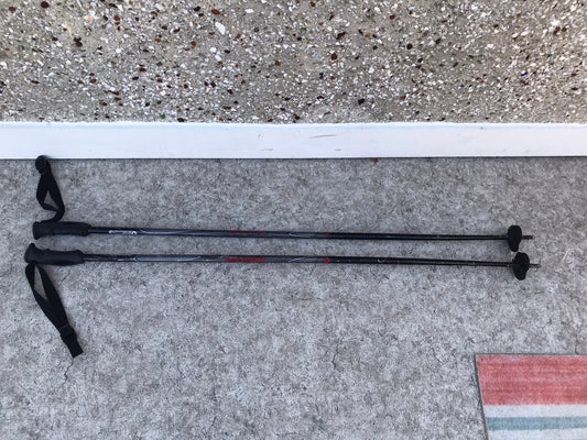 Ski Poles Adult Size 48 inch 120 cm Rossignol  Black Grey Red