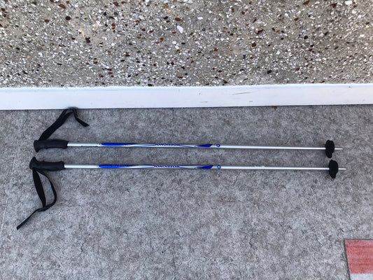 Ski Poles Adult Size 48 inch 120 cm Rossignol  Black Silver Blue
