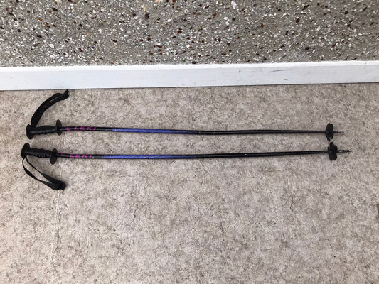 Ski Poles Adult Size 50 inch 125cm Leki Sportsline Purple Some Wear