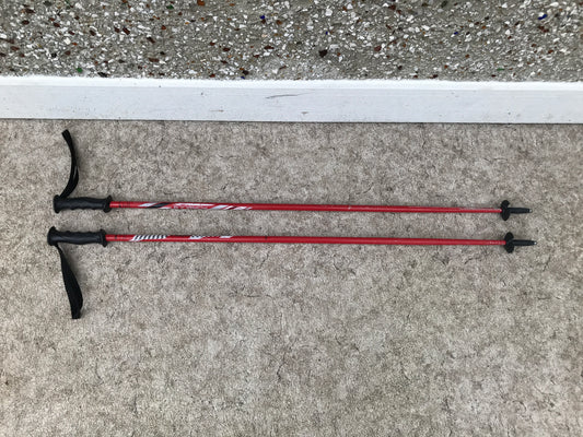 Ski Poles Child Size 39in Elan Red Black