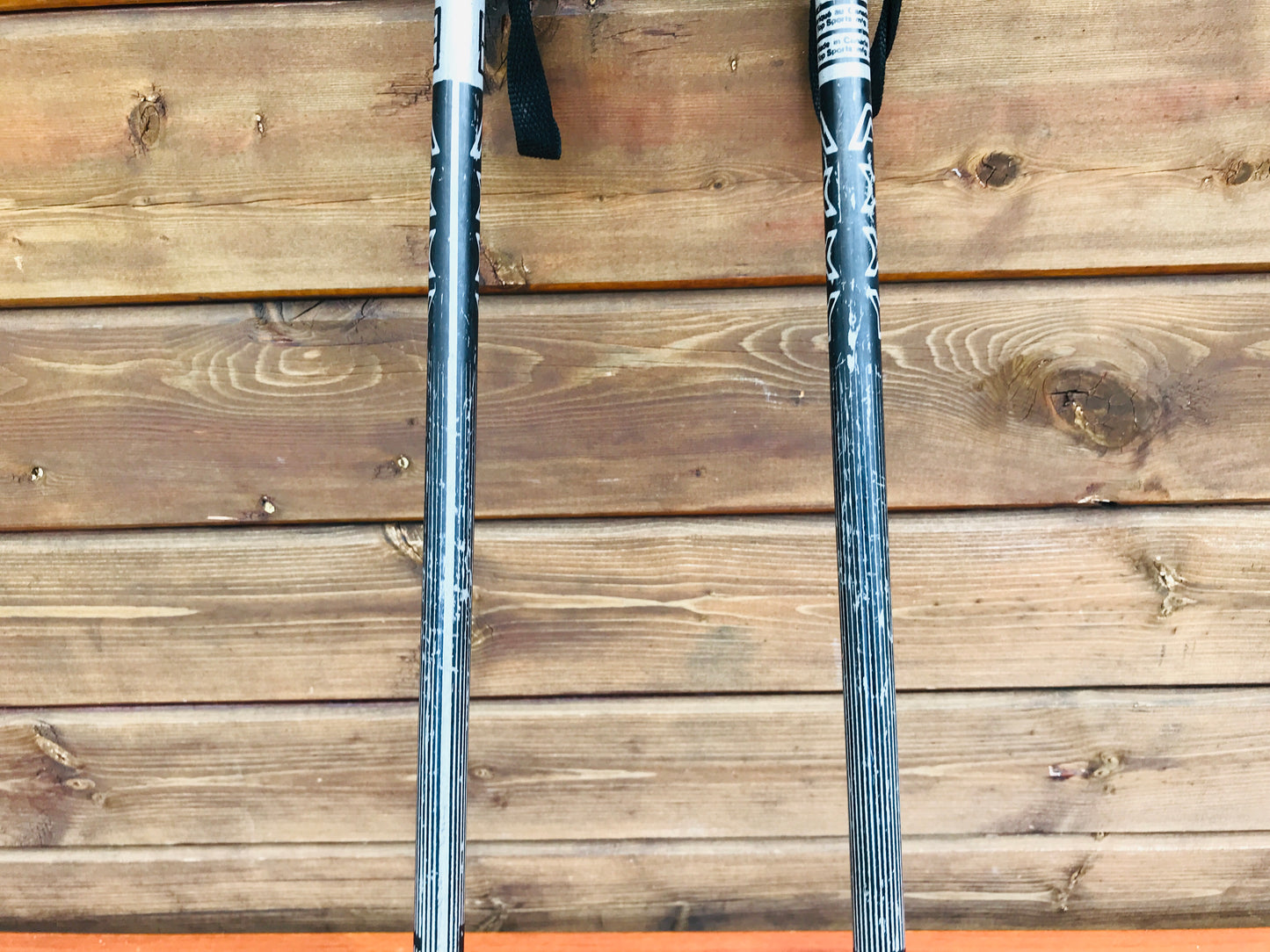 Ski Poles Cross Country Lahti 145cm Grey Black Excellent