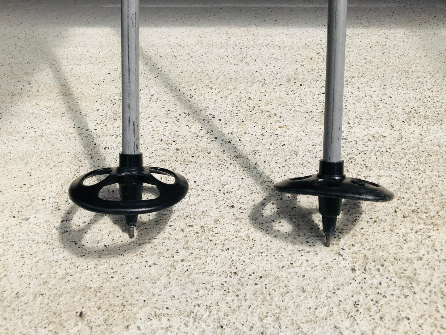 Ski Poles Cross Country Lahti 145cm Grey Black Excellent