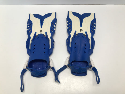 Snorkel Dive Surf Swim Fins Child Size 1-4 Body Glove Blue White Excellent