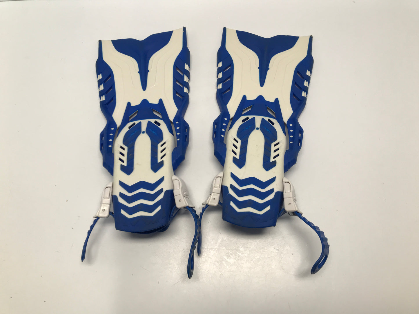 Snorkel Dive Surf Swim Fins Child Size 1-4 Body Glove Blue White Excellent