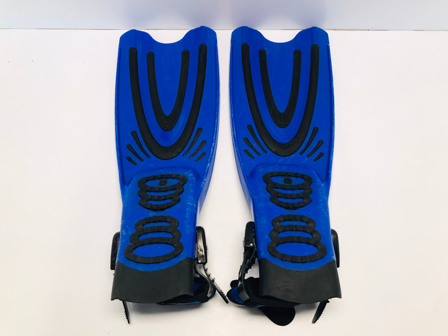 Snorkel Dive Swim Fins Men's Size 10-13 Shoe Speedo Blue Black