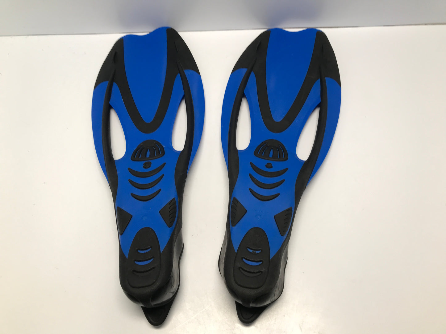 Snorkel Fins Men's Size 6.5-9 Aqua Lung Blue Black Excellent