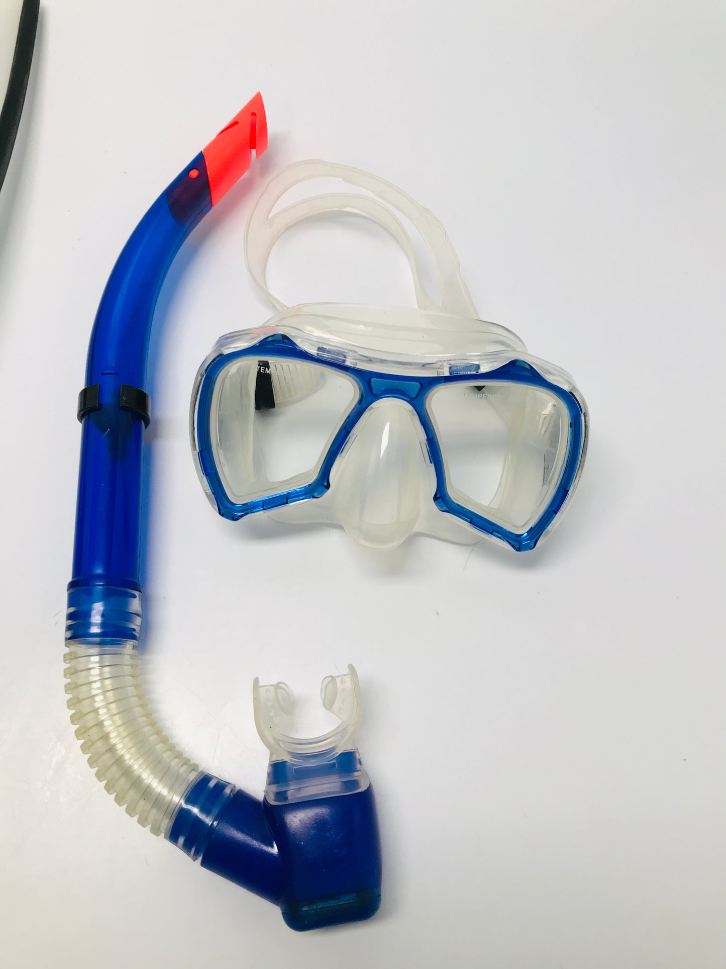 Swim Surf Fins Set Men's Size 12-13 Speedo Black Blue