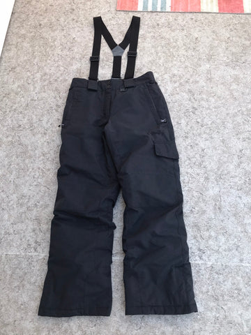 Snow Pants Child Size 12 Large Firefly Black With Straps New Demo Model