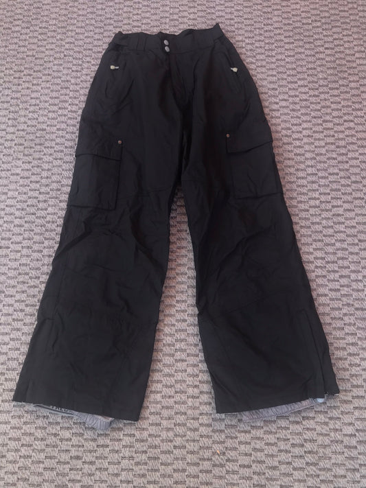 Snow Pants Child Size 16-18 Youth TressPass Black  Like New