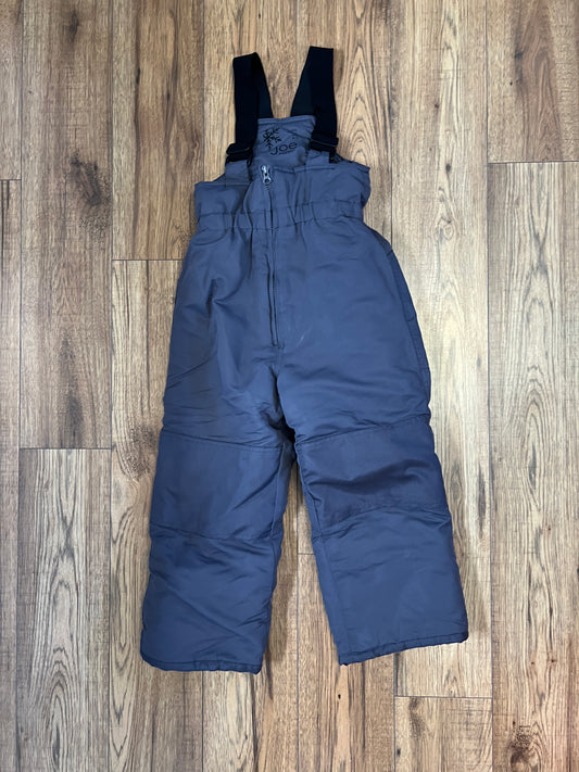 Snow Pants Child Size 6-8 Joe Grey With Bib Like New