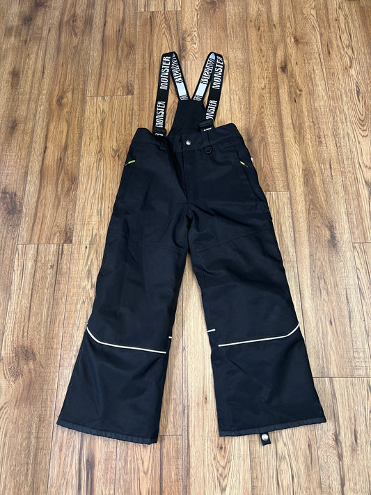 Snow Pants Child Size 8 Monster Black With Suspenders New Never Worn