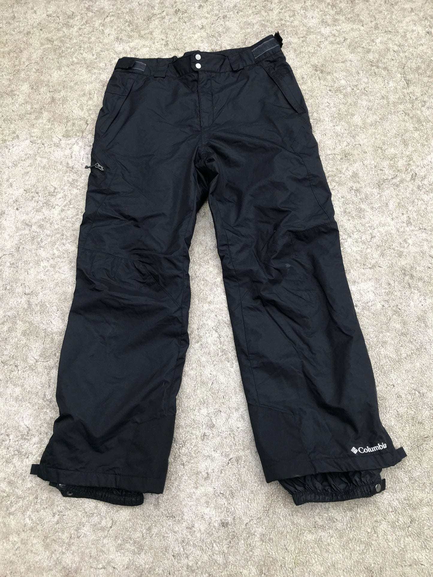 Snow Pants Ladies Women's Size Large Columbia Omni Tech Black Like New