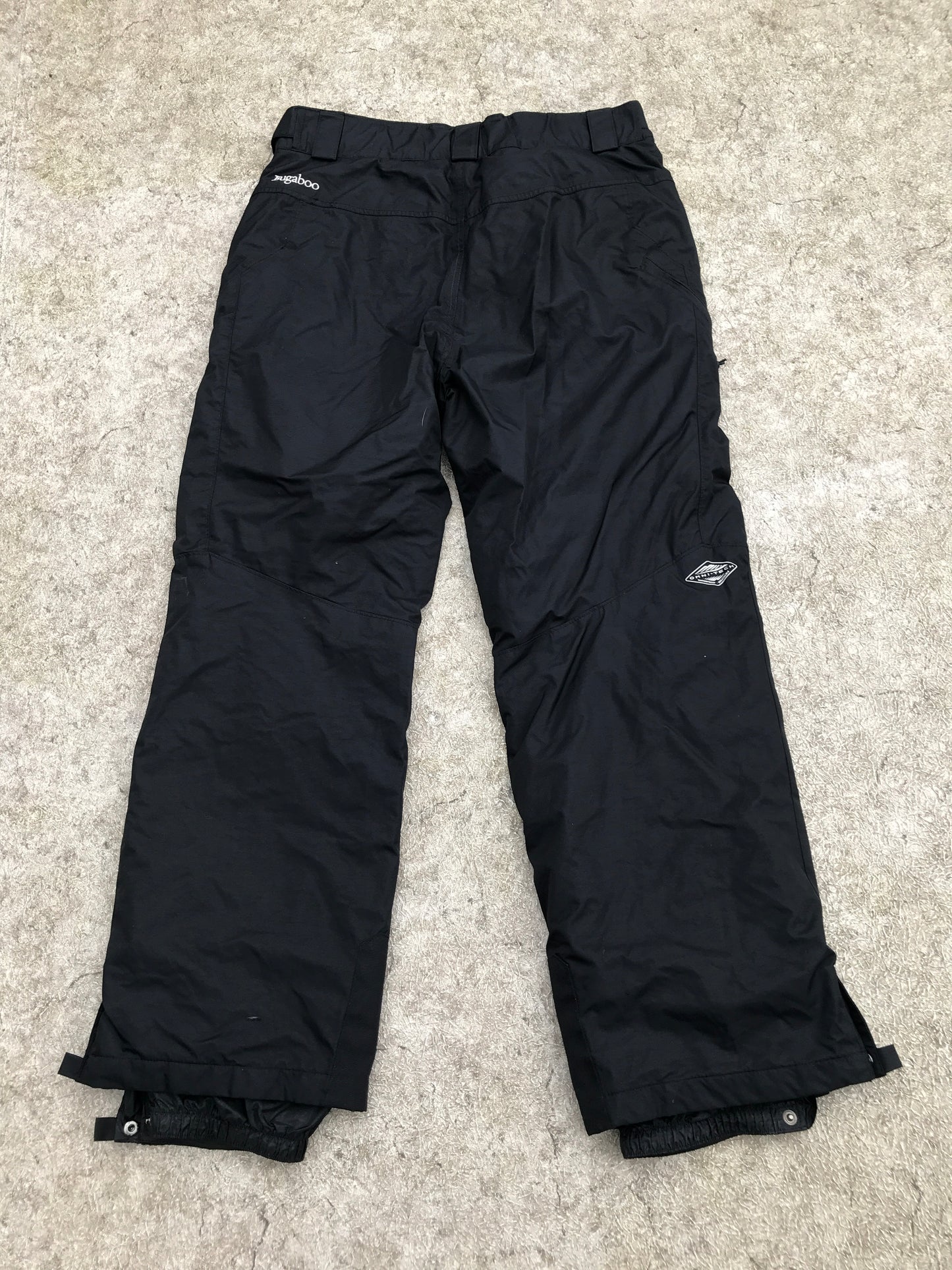 Snow Pants Ladies Women's Size Large Columbia Omni Tech Black Like New