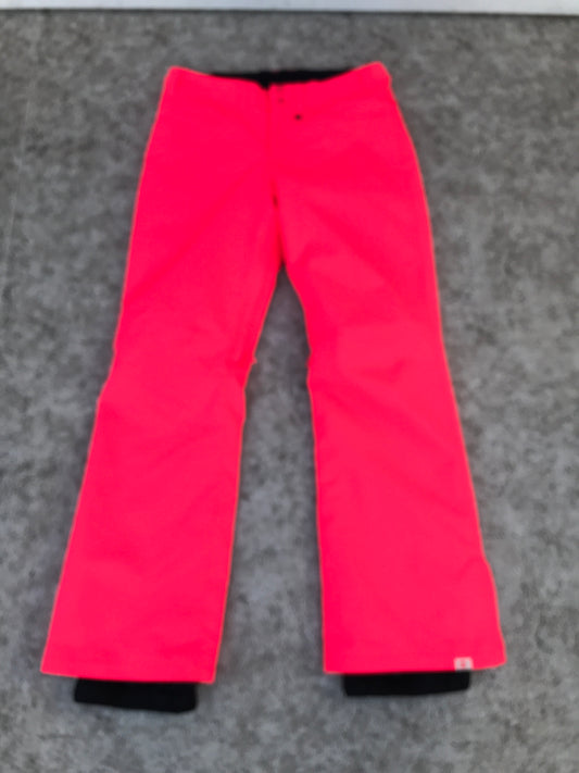 Snow Pants Ladies Women's Size Medium Roxy Hot Pink Outstanding Quality Like New