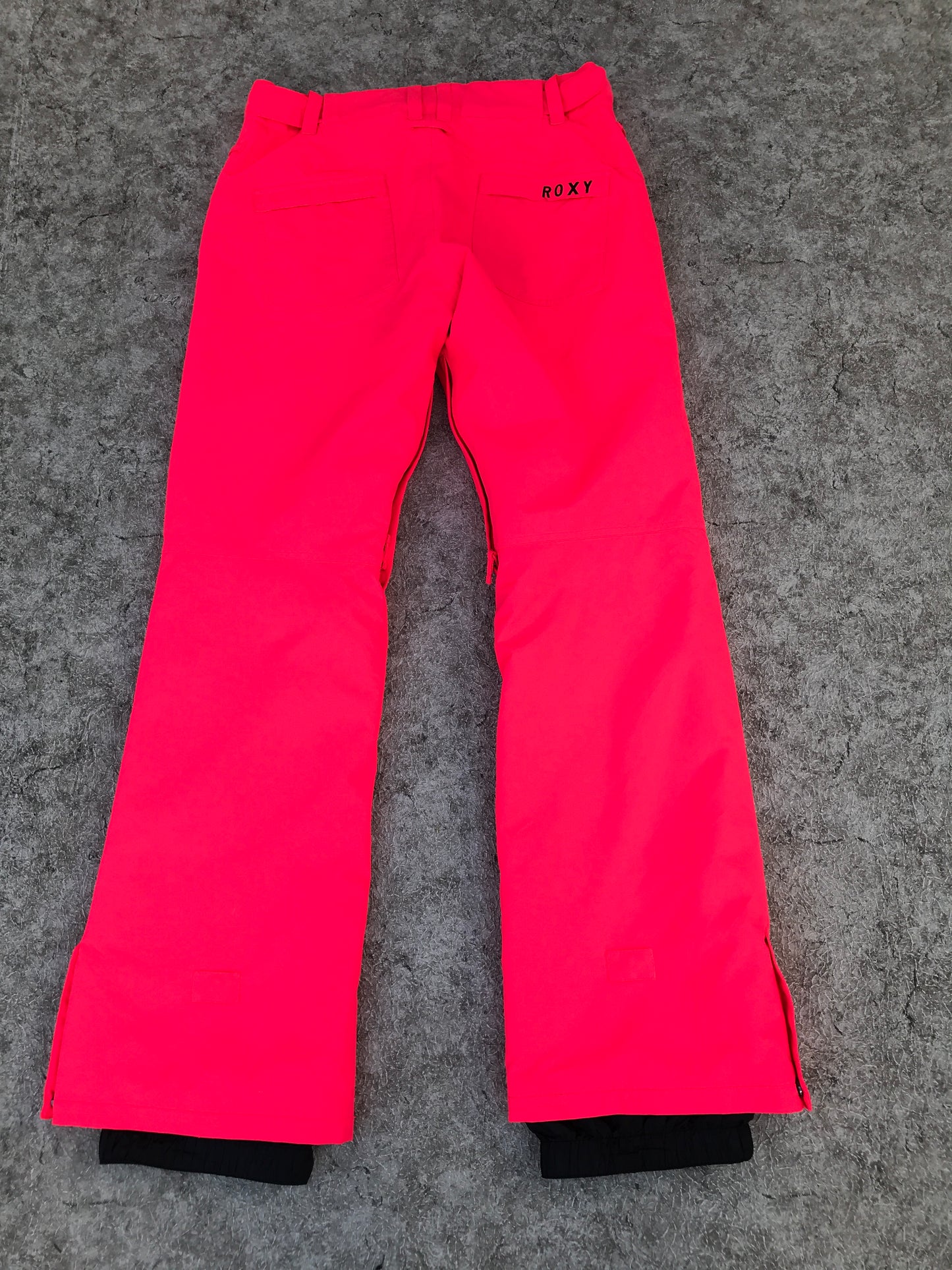 Snow Pants Ladies Women's Size Medium Roxy Hot Pink Outstanding Quality Like New