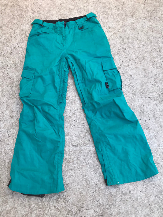 Snow Pants Men's Size Medium Teal Minor Wear Bottom of Cuff