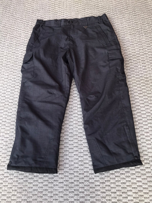 Snow Pants Men's XX-Large Smokey Grey Cargo Pockets Fleece Lined Like New