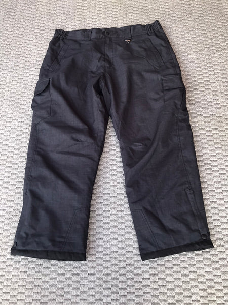 Snow Pants Men's XX-Large Smokey Grey Cargo Pockets Fleece Lined Like New