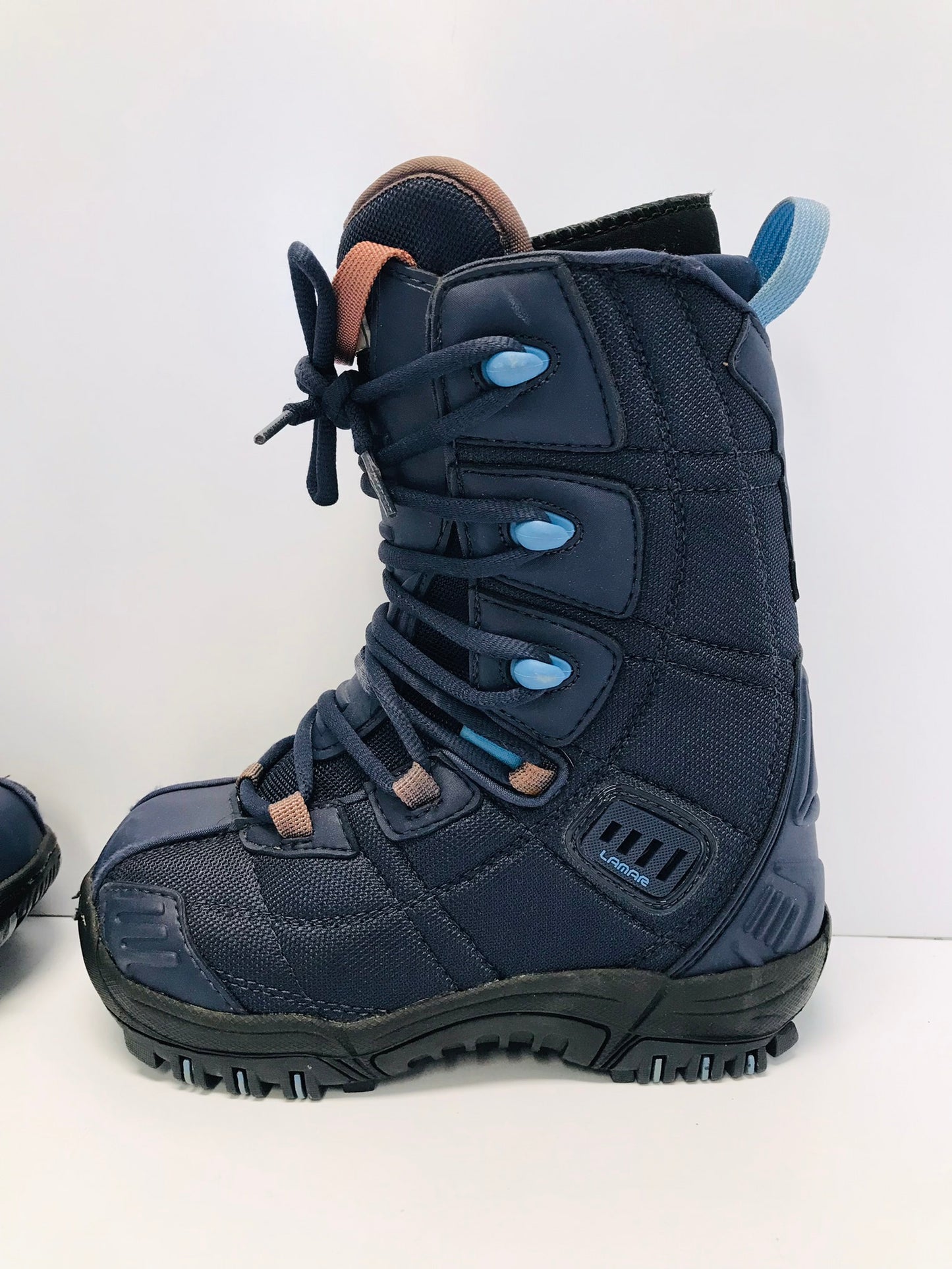 Snowboarding Boots Child Size 3 Lamar Blue New Demo Model