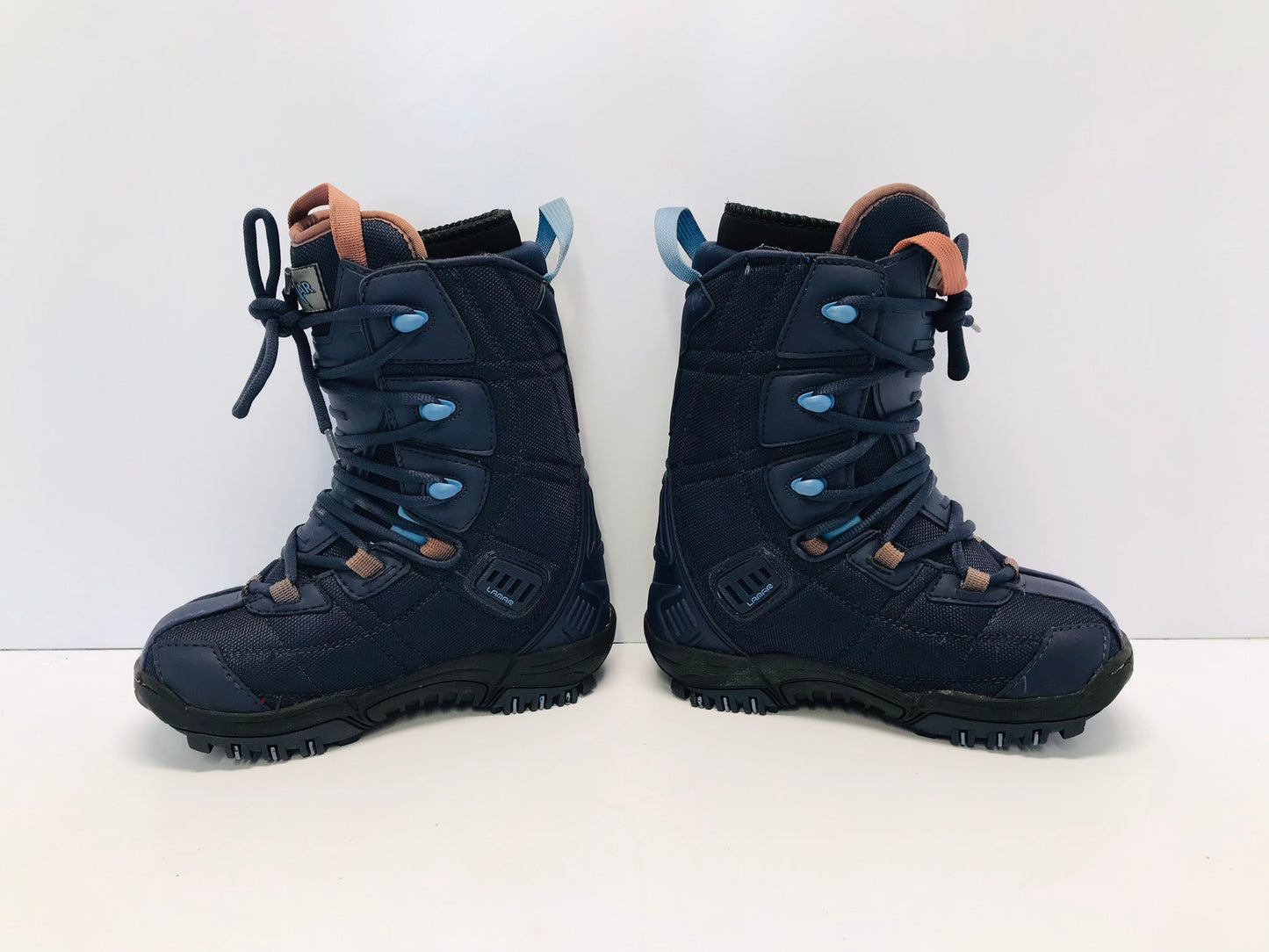 Snowboarding Boots Child Size 3 Lamar Blue New Demo Model