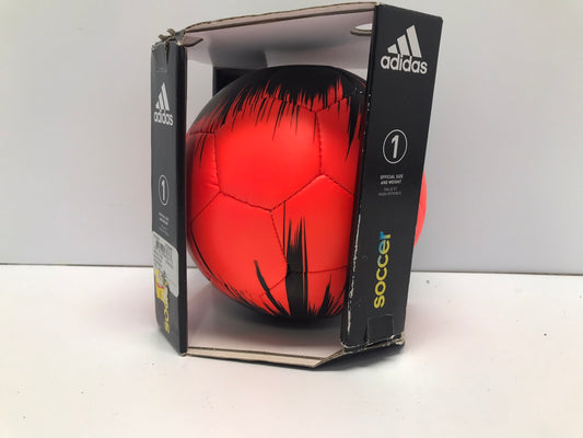 Soccer Ball New Adidas Messi Solar Red Black New In Box