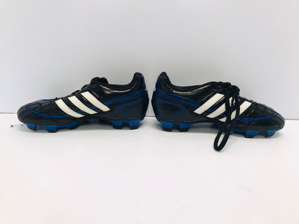 Soccer Shoes Cleats Child Size 1 Adidas Blue Black