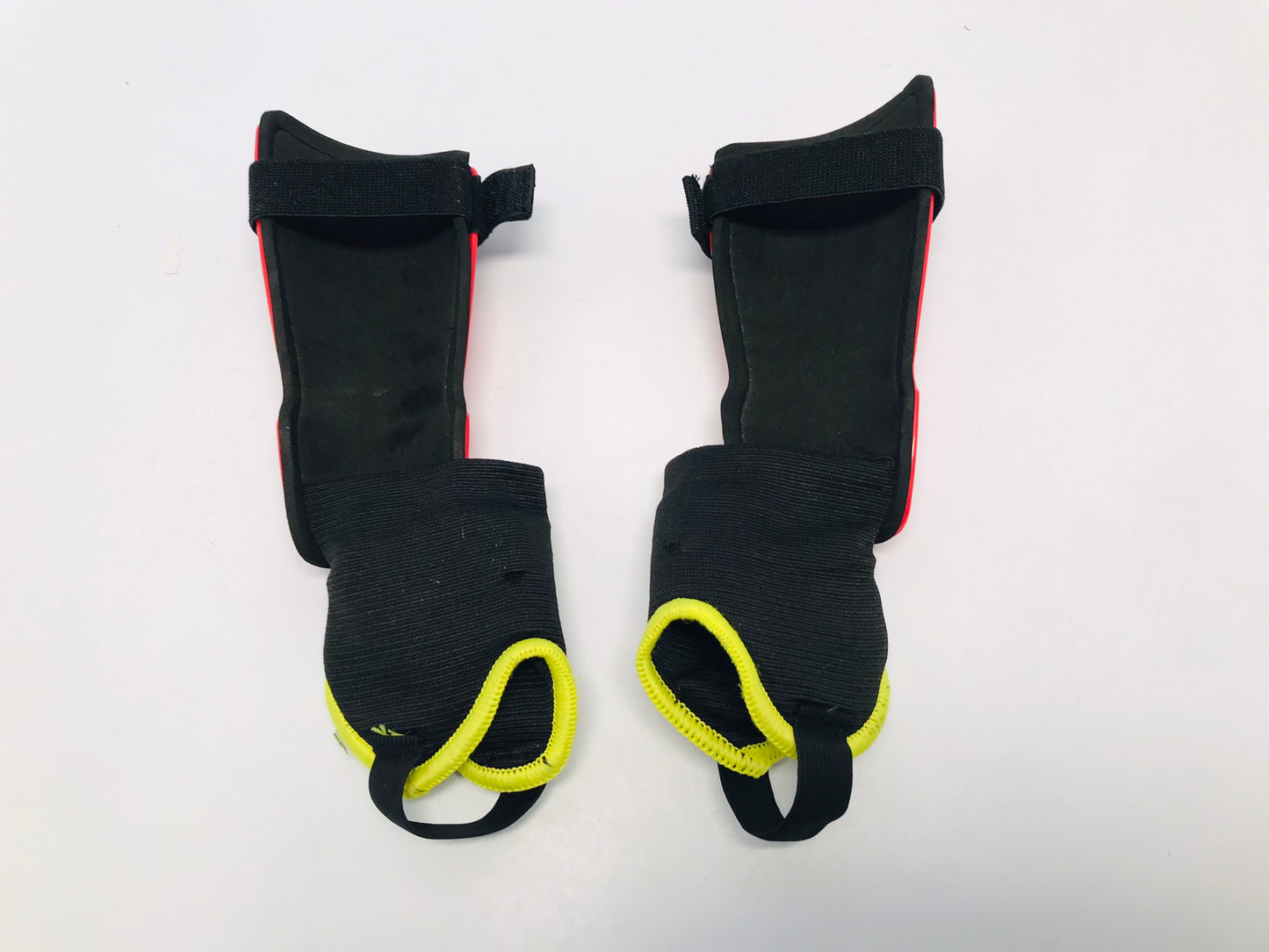 Soccer Shin Pads Child Size 4-7 Red Yellow Black