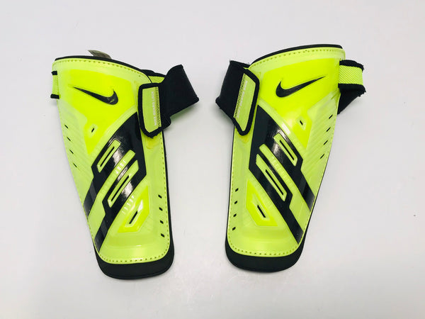 Soccer Shin Pads Child Size Junior Large Nike Lime Black