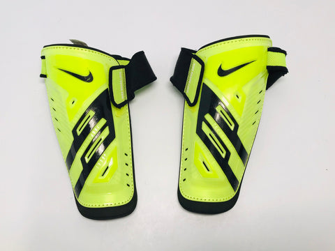 Soccer Shin Pads Child Size Junior Large Nike Lime Black