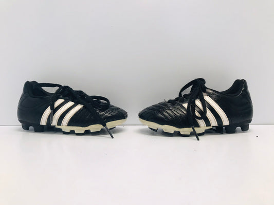 Soccer Shoes Cleats Child Size 11 Adidas Black White Excellent