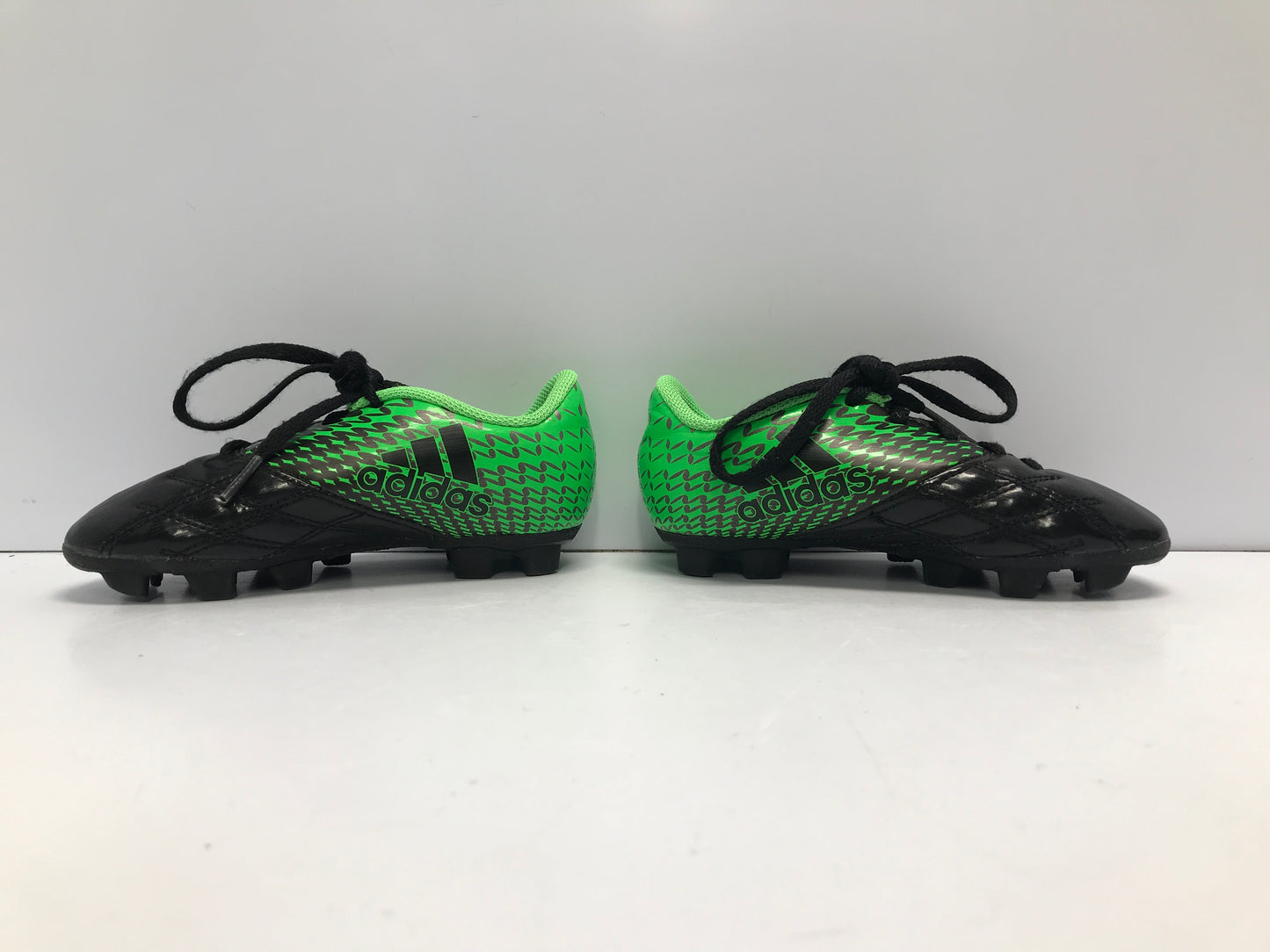 Soccer Shoes Cleats Child Size 11 Adidas Green Black Excellent