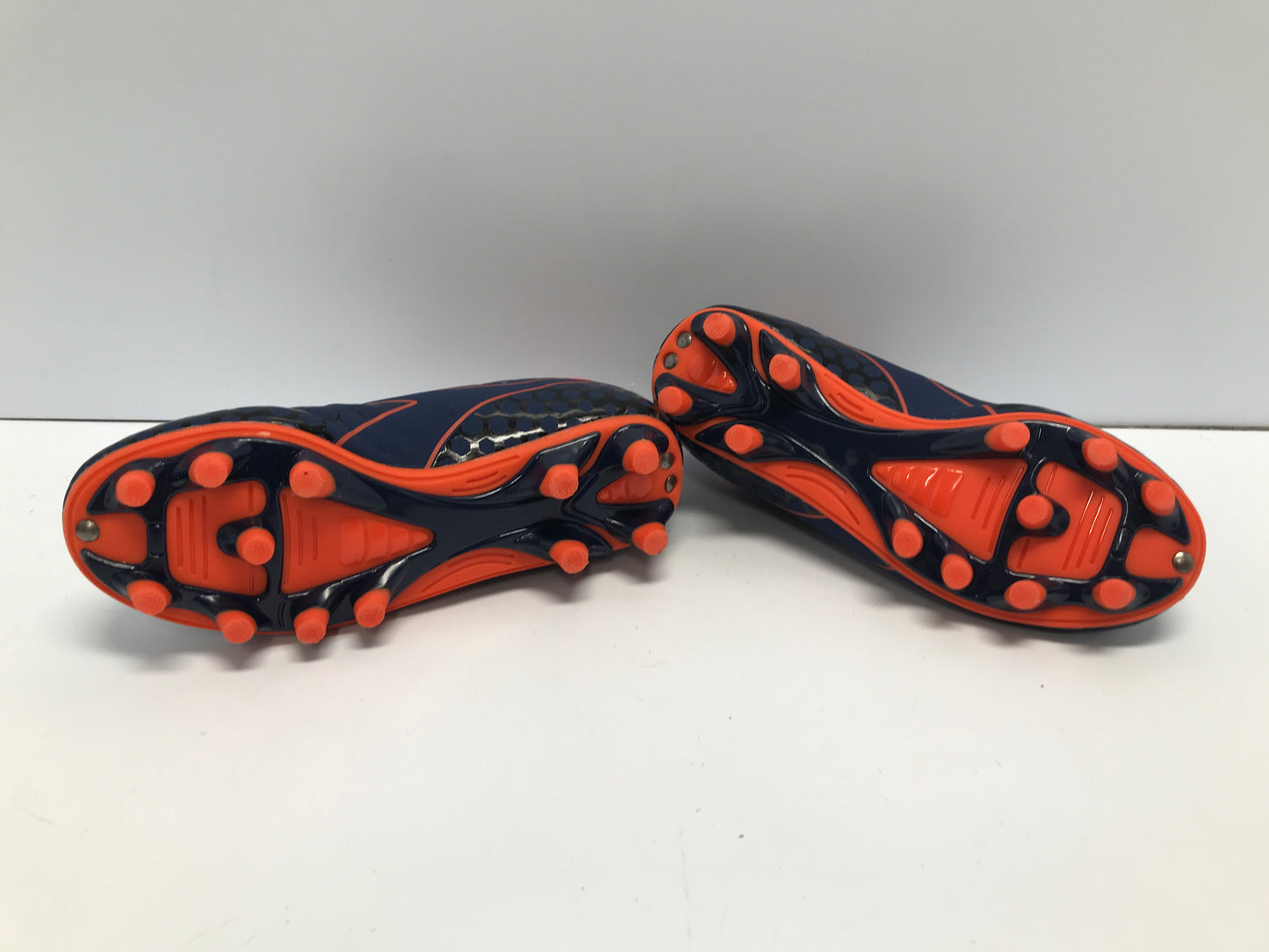 Soccer Shoes Cleats Child Size 11 Diadora Blue Orange