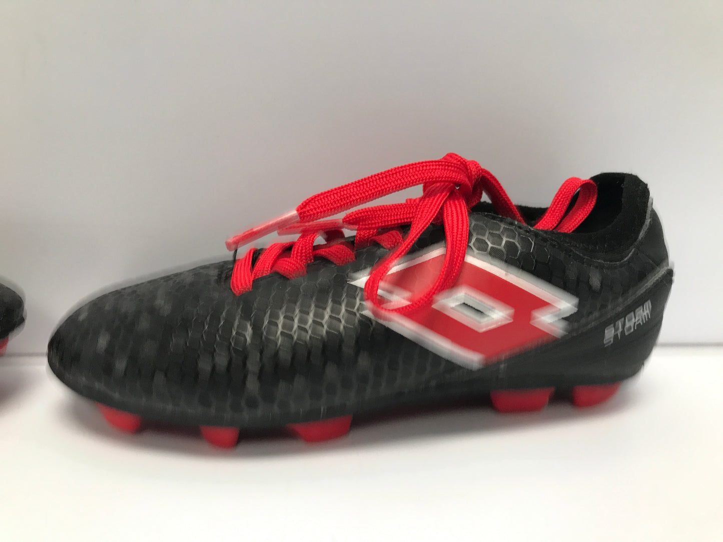 Soccer Shoes Cleats Child Size 11 Lotto Black Red Like New