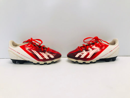 Soccer Shoes Cleats Child Size 12 Adidas Messi Red White