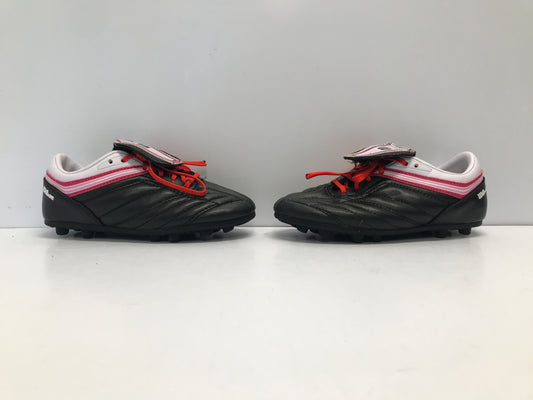 Soccer Shoes Cleats Child Size 12 Wilson Toddler  Black Pink Excellent