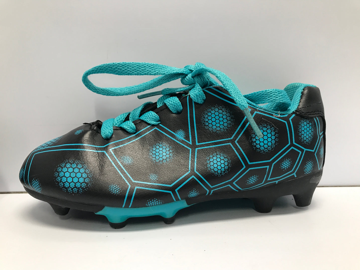 Soccer Shoes Cleats Child Size 13 Blue Black Excellent