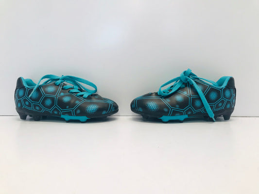 Soccer Shoes Cleats Child Size 13 FX Teal Black Excellent