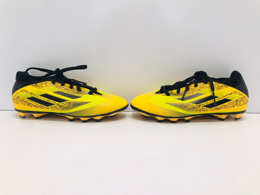 Soccer Shoes Cleats Child Size 1 Adidas Black Lemon New Demo Model