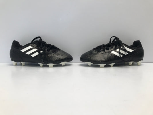 Soccer Shoes Cleats Child Size 1 Adidas White  Black Outstanding Quality
