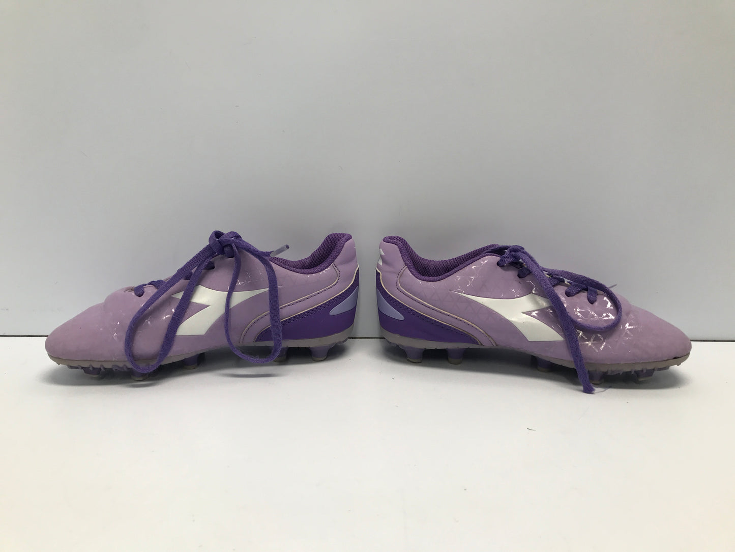 Soccer Shoes Cleats Child Size 1 Diadora Purple