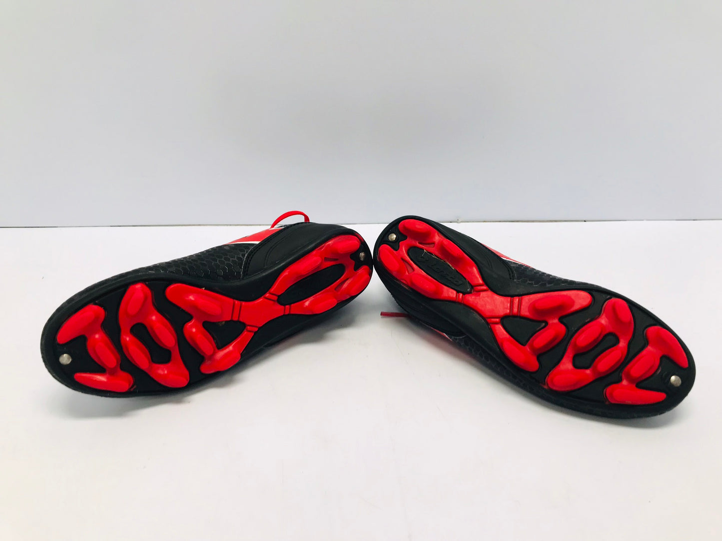 Soccer Shoes Cleats Child Size 1 Lotto Black Red