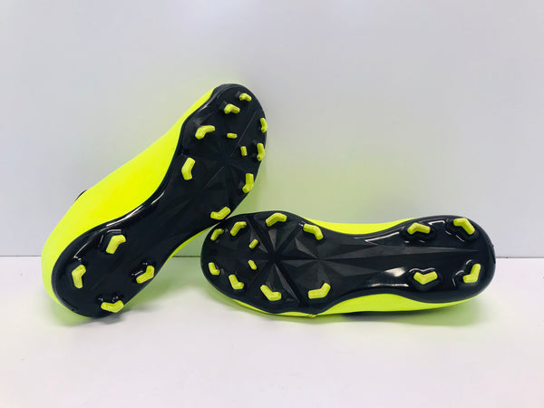 Soccer Shoes Cleats Child Size 1 Nike Lime Black  Excellent