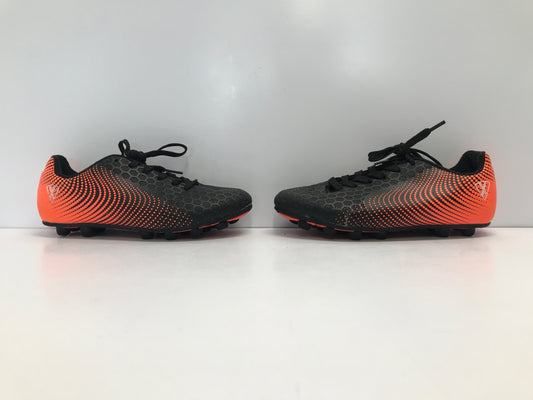 Soccer Shoes Cleats Child Size 2.5 Black Tangerine