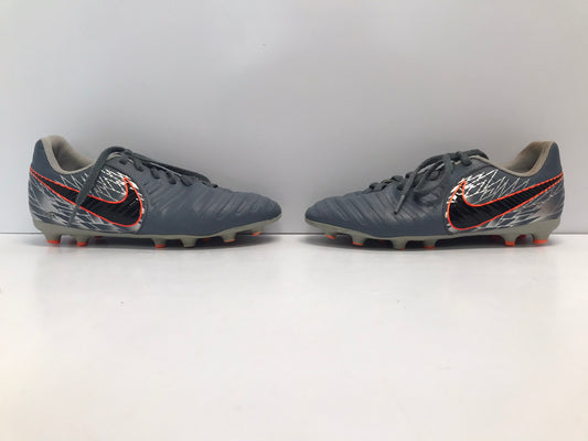 Soccer Shoes Cleats Child Size 2.5 Nike Grey Tangerine