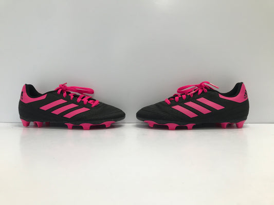 Soccer Shoes Cleats Child Size 2 Adidas Black Fushia Pink Like New
