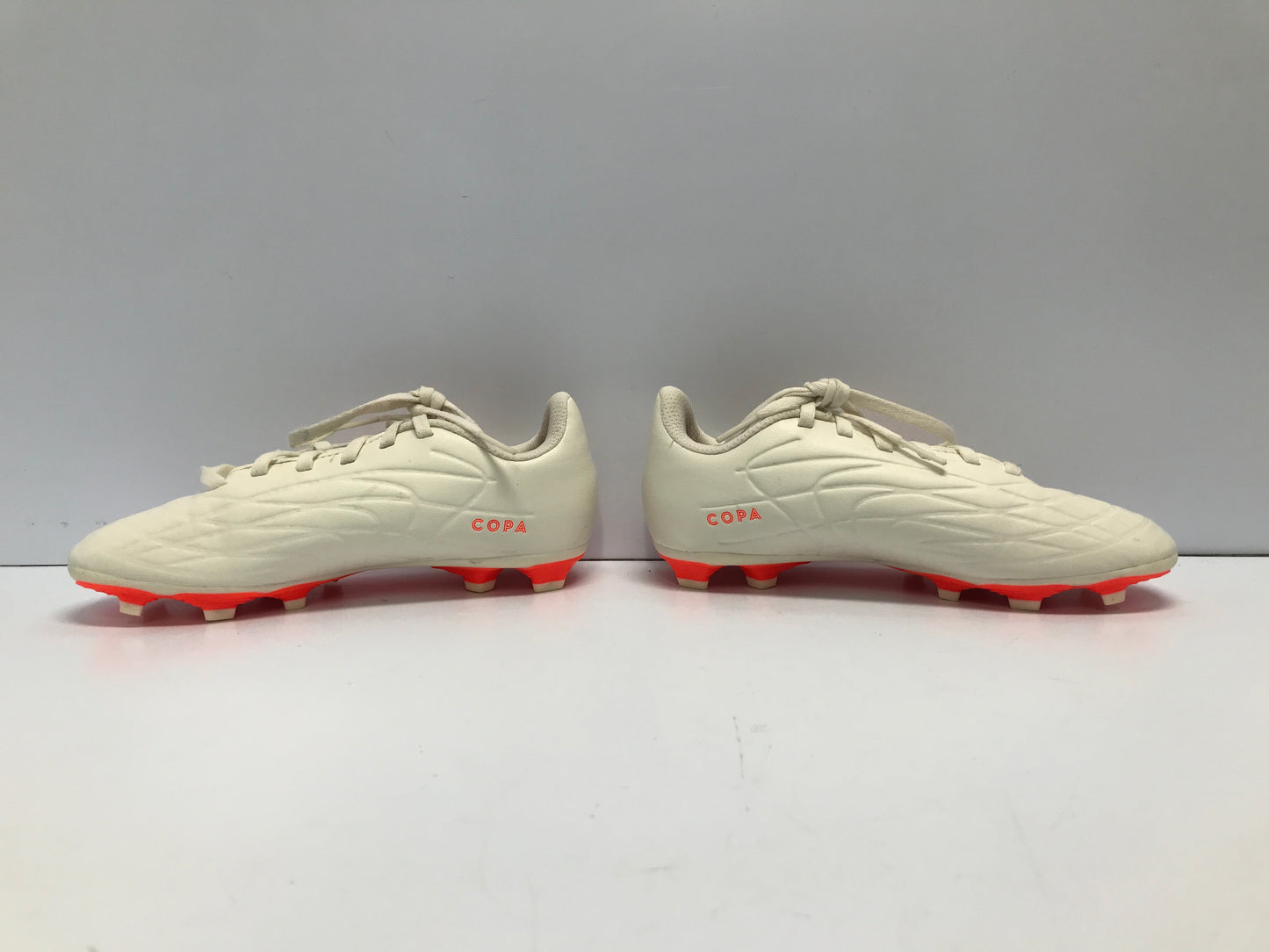 Soccer Shoes Cleats Child Size 2 Adidas Copa White Tangerine Like New