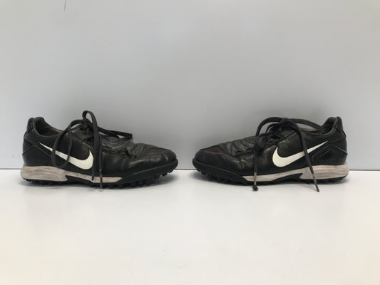 Soccer Shoes Cleats Child Size 2 Indoor Nike Total 90 Black Excellent