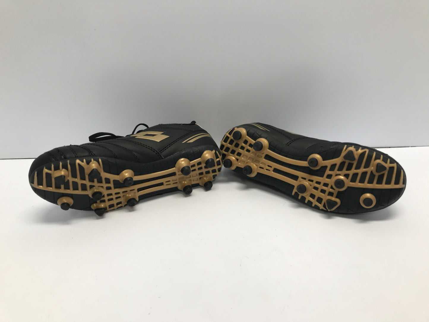 Soccer Shoes Cleats Child Size 2 Lotto Black Bronze Like New